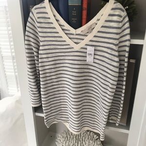 NWT LOFT Striped sweater